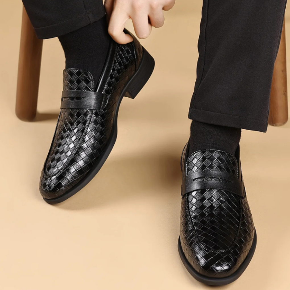 Men's Woven Slip-On Loafers