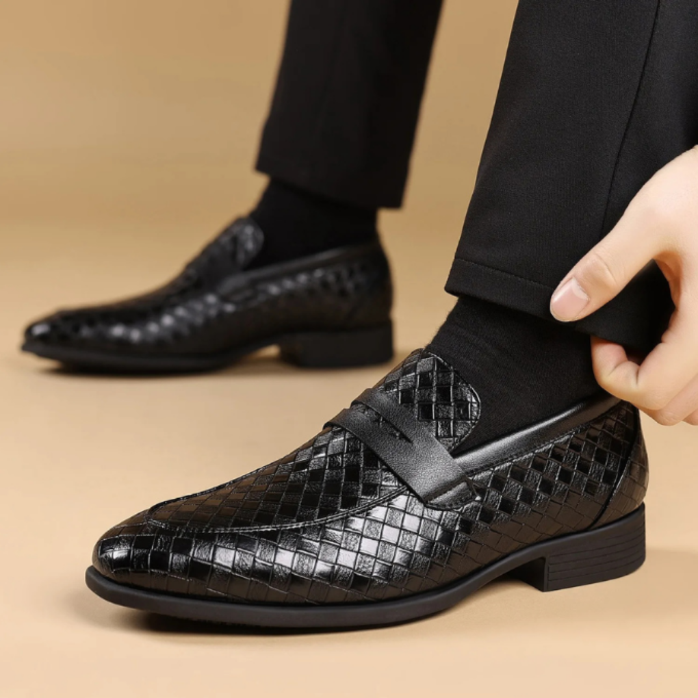 Men's Woven Slip-On Loafers