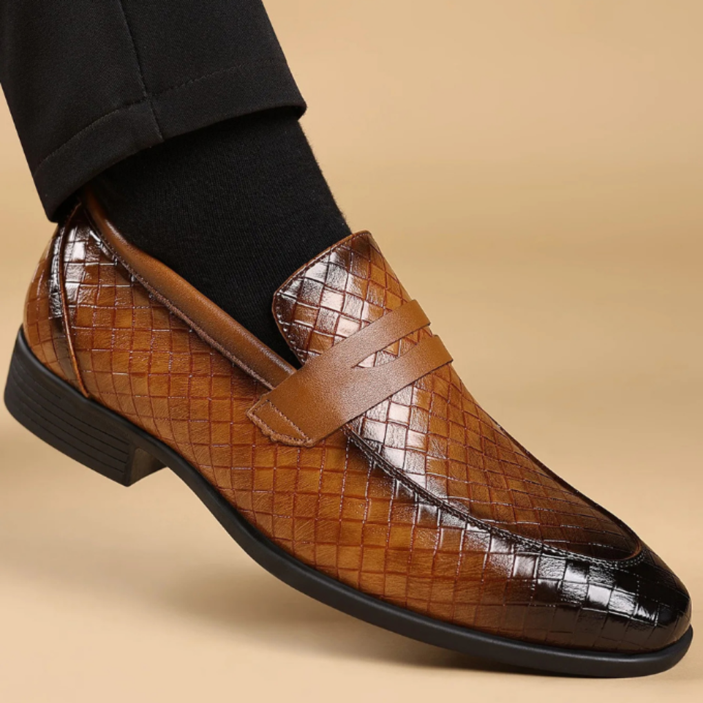 Men's Woven Slip-On Loafers