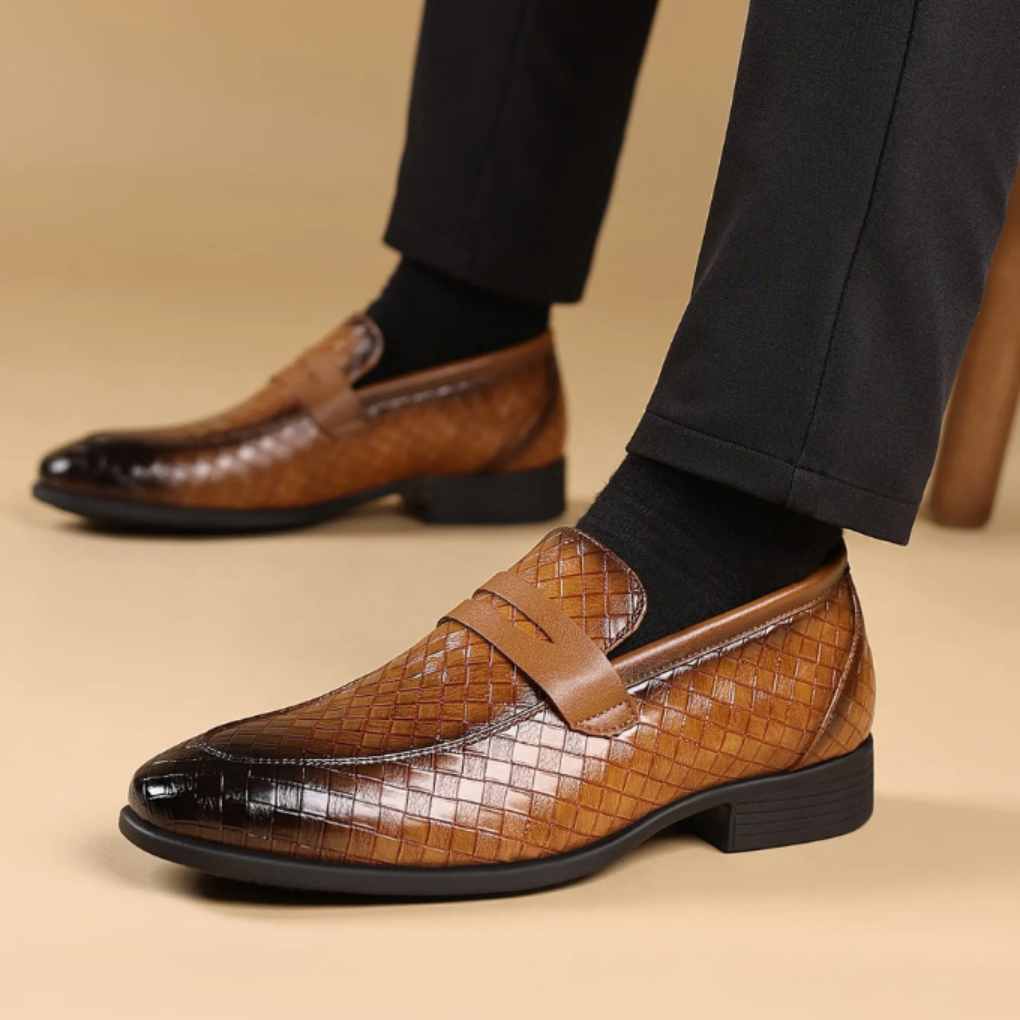 Men's Woven Slip-On Loafers