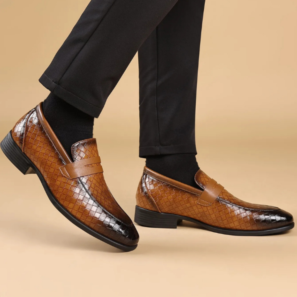 Men's Woven Slip-On Loafers