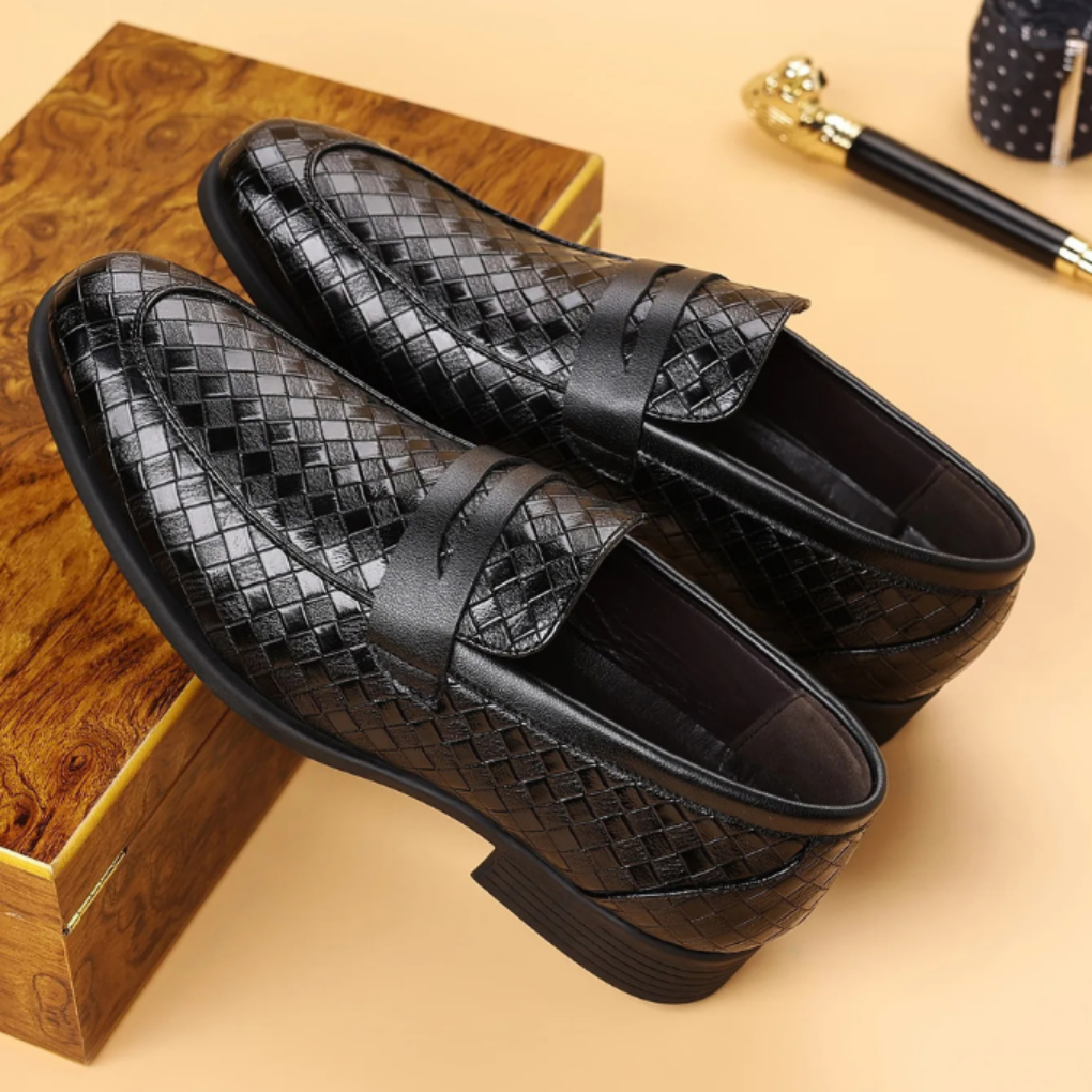 Men's Woven Slip-On Loafers