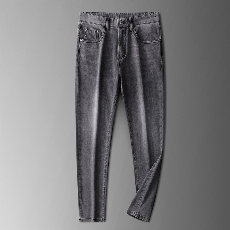 Men's Classic Straight-Fit Stretch Denim Jeans