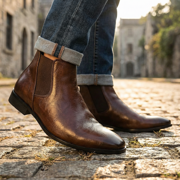 Men's Full-Grain Chelsea Boots