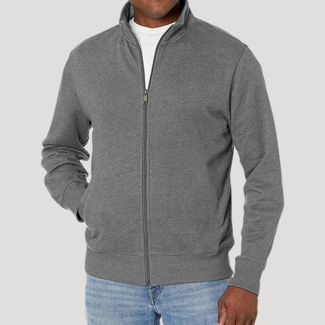 Men's Lightweight Zip-Up Casual Jacket for Spring