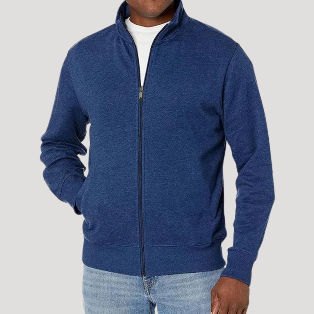 Men's Lightweight Zip-Up Casual Jacket for Spring