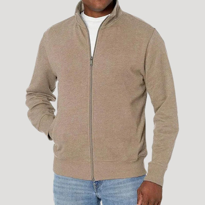 Men's Lightweight Zip-Up Casual Jacket for Spring