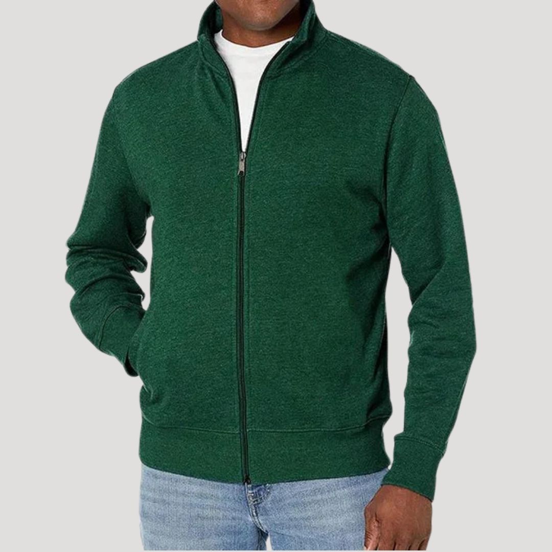 Men's Lightweight Zip-Up Casual Jacket for Spring