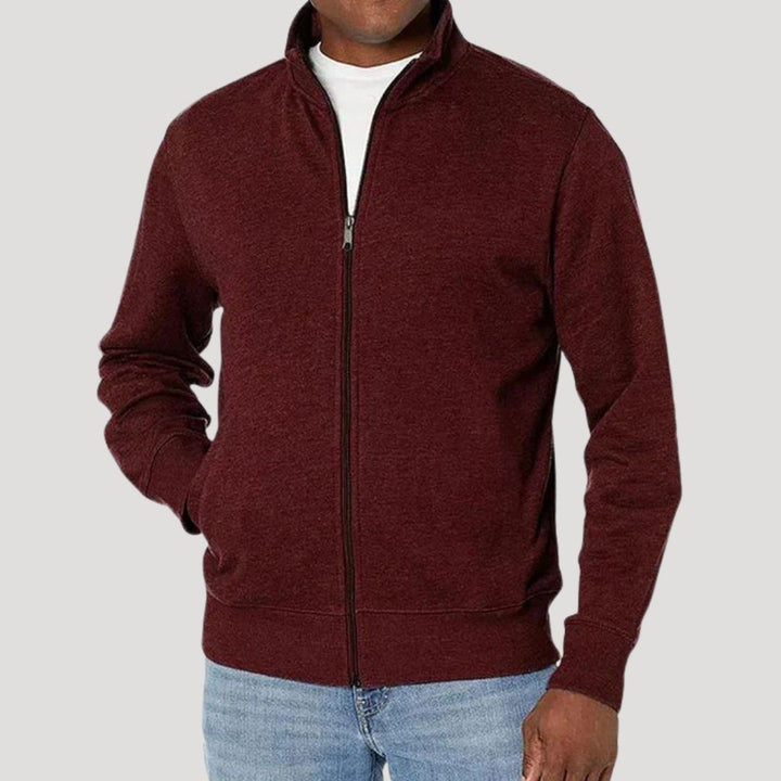 Men's Lightweight Zip-Up Casual Jacket for Spring