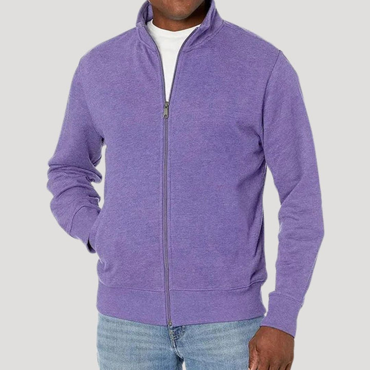 Men's Lightweight Zip-Up Casual Jacket for Spring