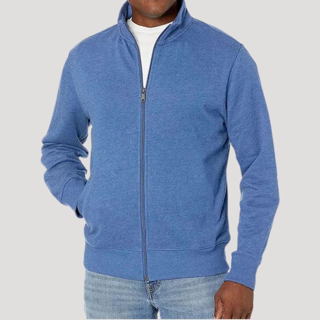 Men's Lightweight Zip-Up Casual Jacket for Spring