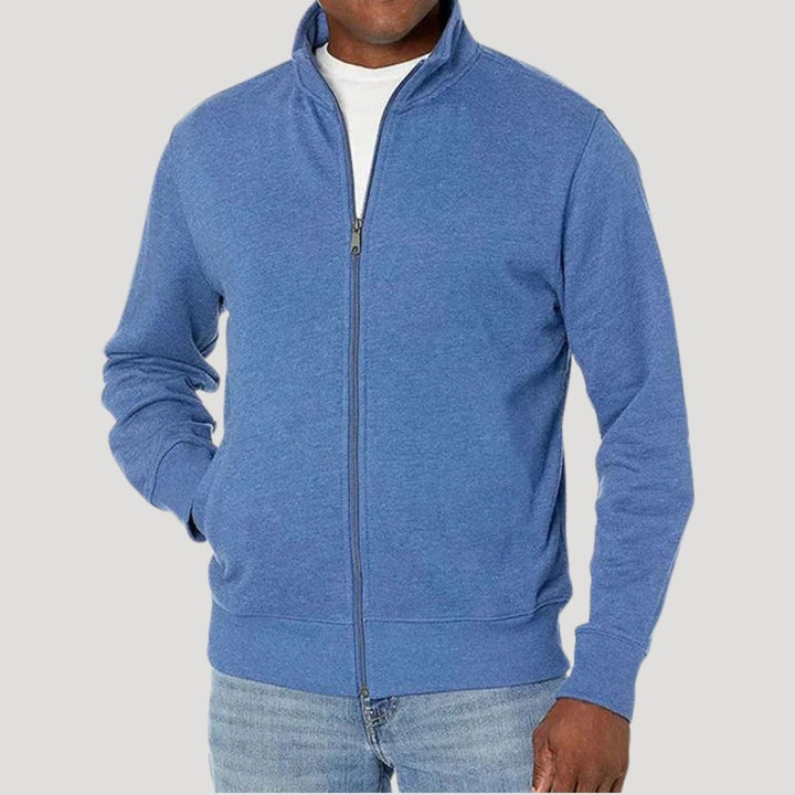 Men's Lightweight Zip-Up Casual Jacket for Spring