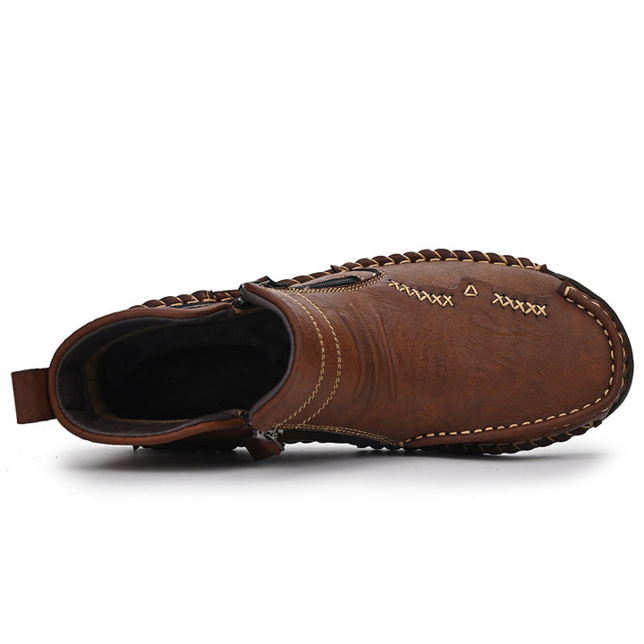 Men's Orthopedic Outdoor Zipper Boots