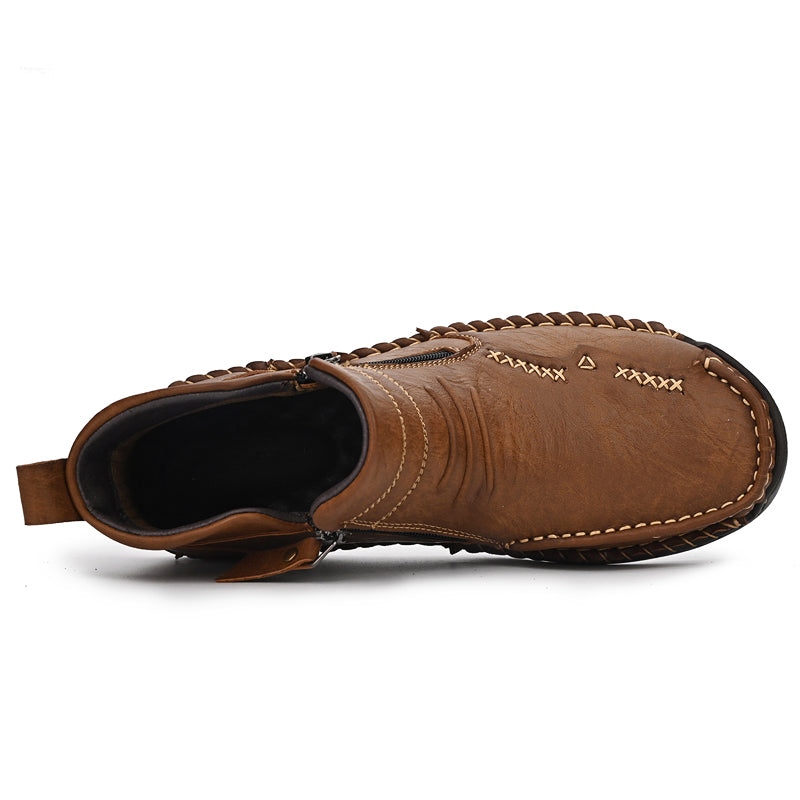 Men's Orthopedic Outdoor Zipper Boots