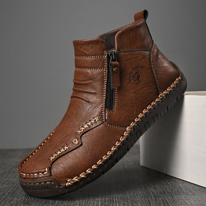 Men's Orthopedic Outdoor Zipper Boots