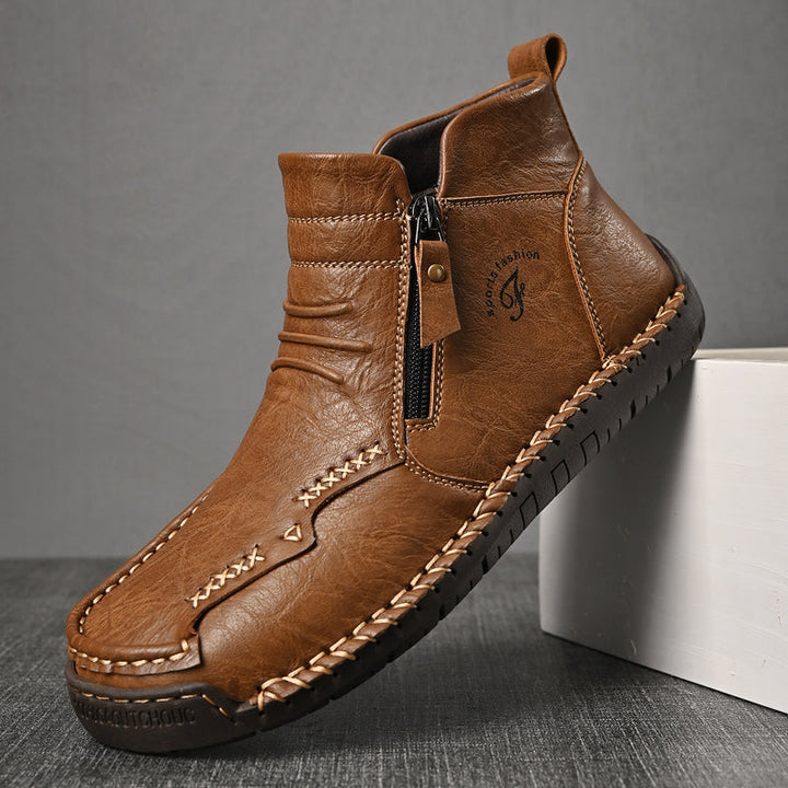 Men's Orthopedic Outdoor Zipper Boots