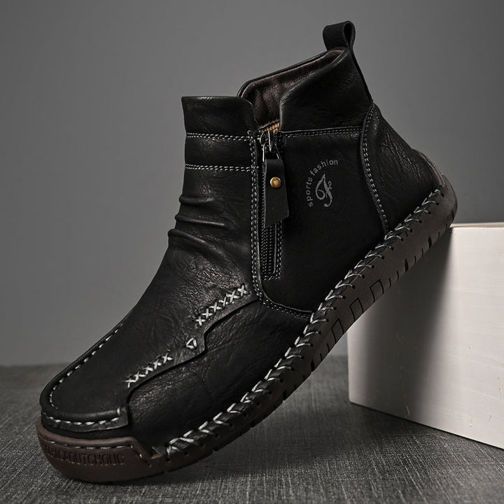Men's Orthopedic Outdoor Zipper Boots