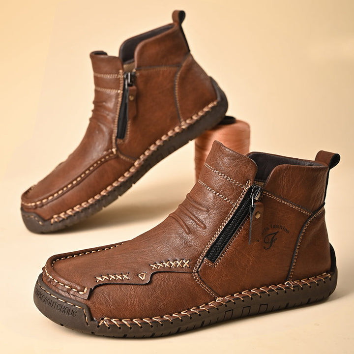 Men's Orthopedic Outdoor Zipper Boots