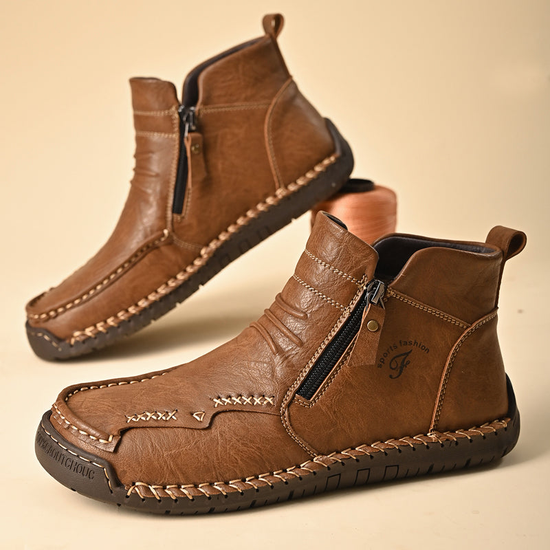 Men's Orthopedic Outdoor Zipper Boots