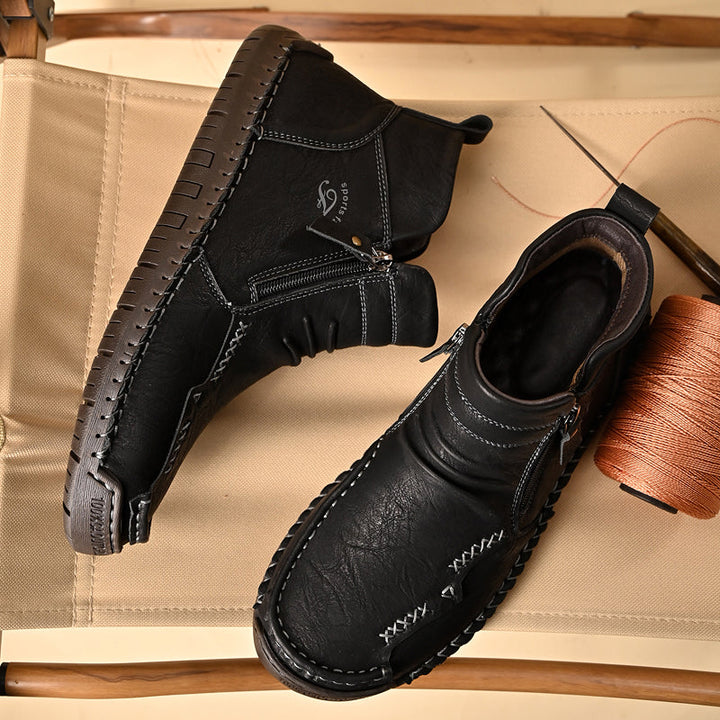Men's Orthopedic Outdoor Zipper Boots