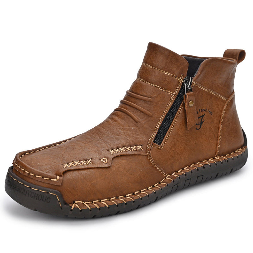 Men's Orthopedic Outdoor Zipper Boots