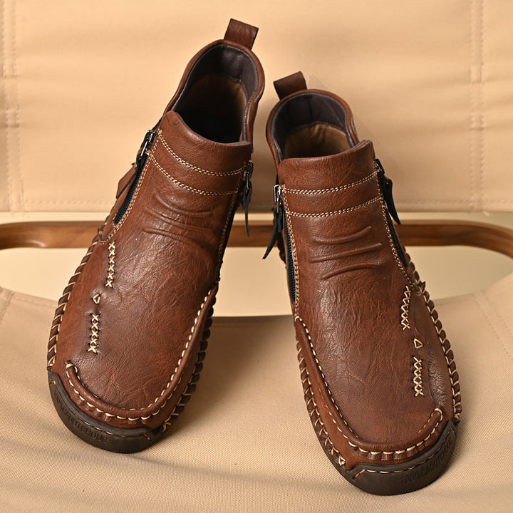 Men's Orthopedic Outdoor Zipper Boots