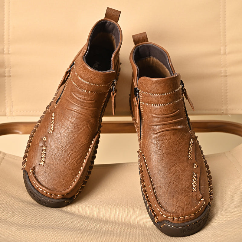 Men's Orthopedic Outdoor Zipper Boots