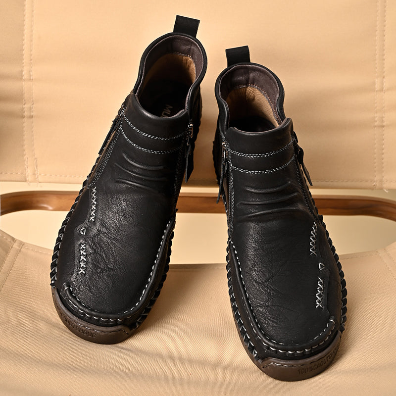 Men's Orthopedic Outdoor Zipper Boots
