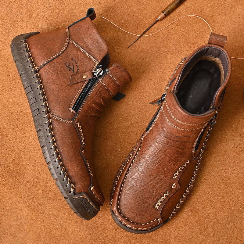 Men's Orthopedic Outdoor Zipper Boots