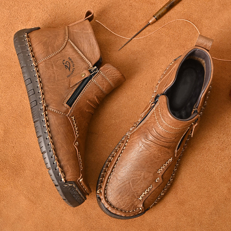 Men's Orthopedic Outdoor Zipper Boots