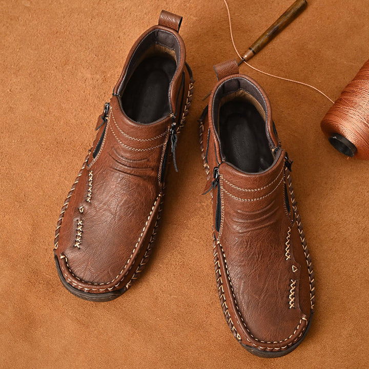 Men's Orthopedic Outdoor Zipper Boots