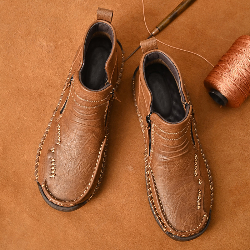 Men's Orthopedic Outdoor Zipper Boots