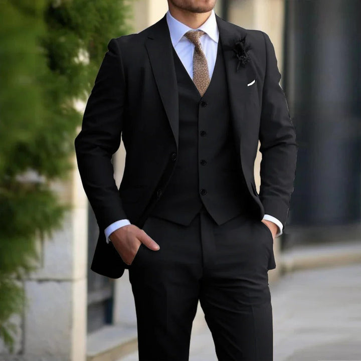 Men's Slim Fit 3-Piece Formal Suit Set