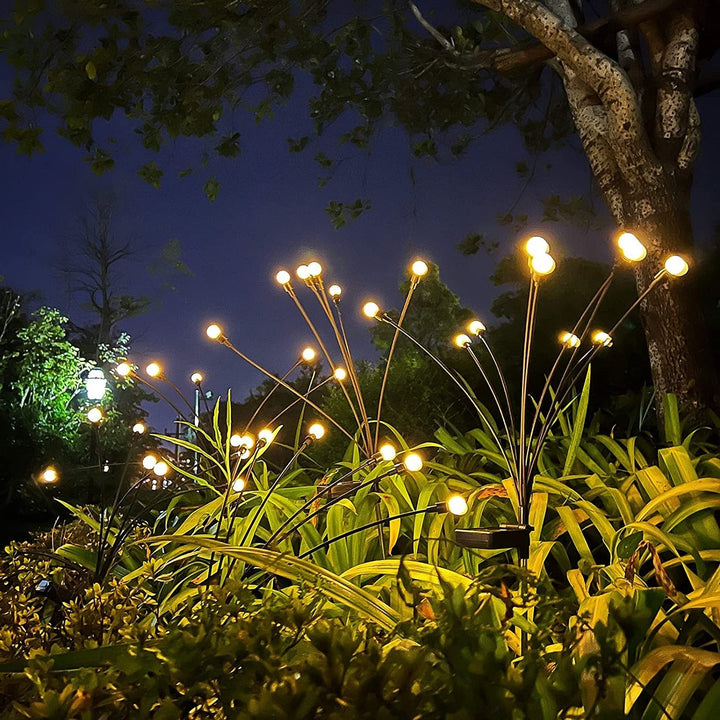 Outdoor Solar Firefly Garden Lights - IP65 Waterproof