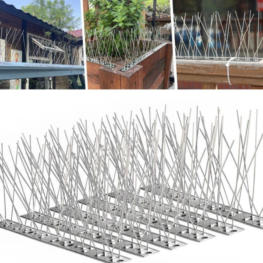 Outdoor Stainless Steel Bird Repeller Spikes