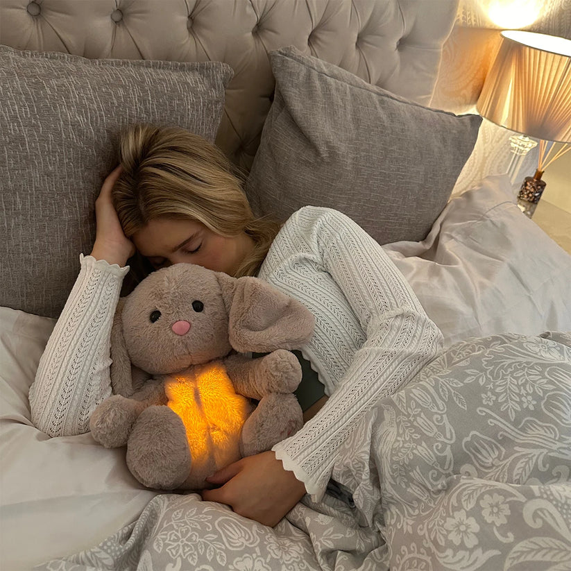 Calming Breathing Plush Toy with Night Light