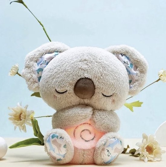 Calming Breathing Plush Toy with Night Light