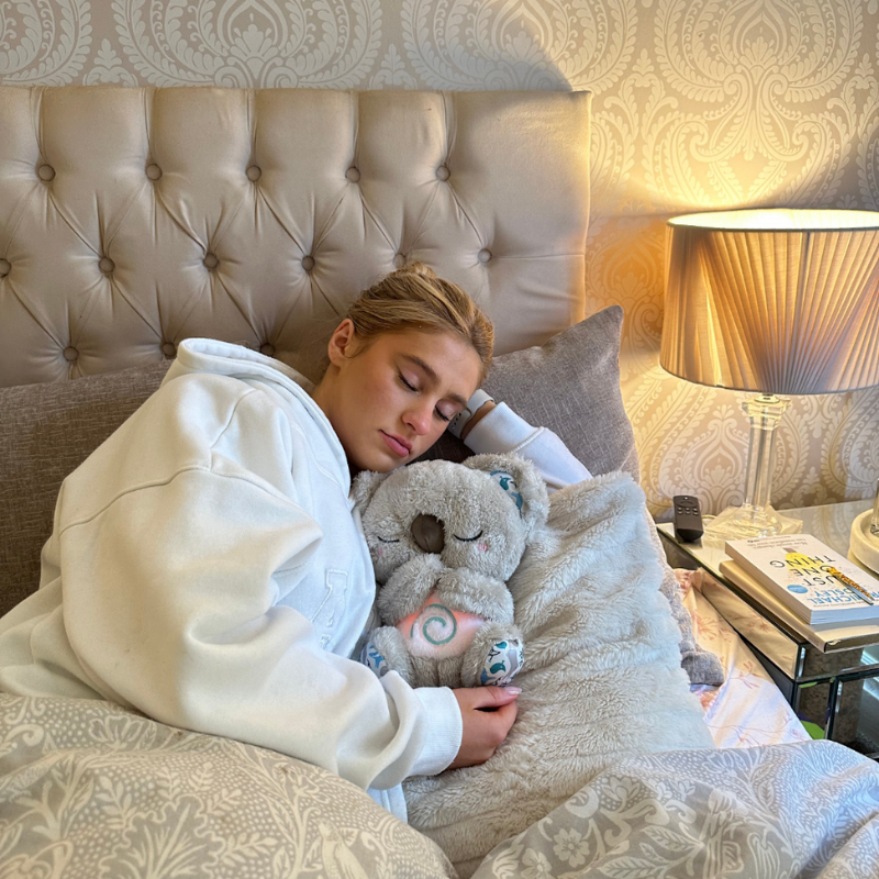 Calming Breathing Plush Toy with Night Light