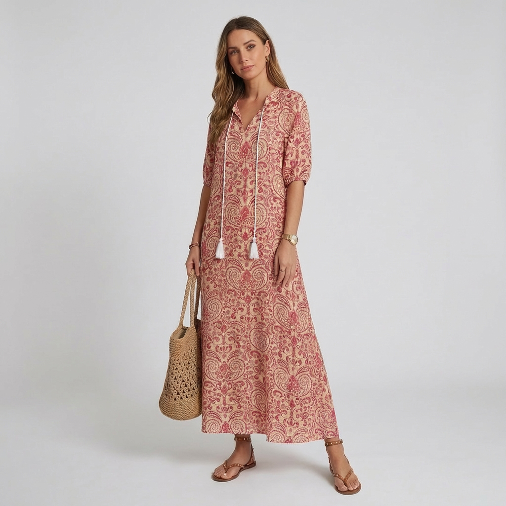 Women’s Floral Bohemian Maxi Dress