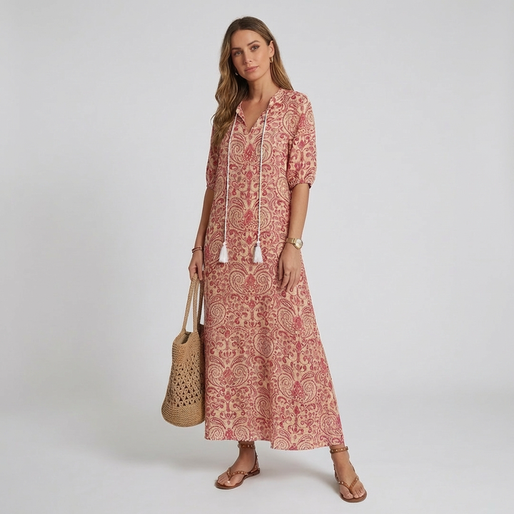 Women’s Floral Bohemian Maxi Dress
