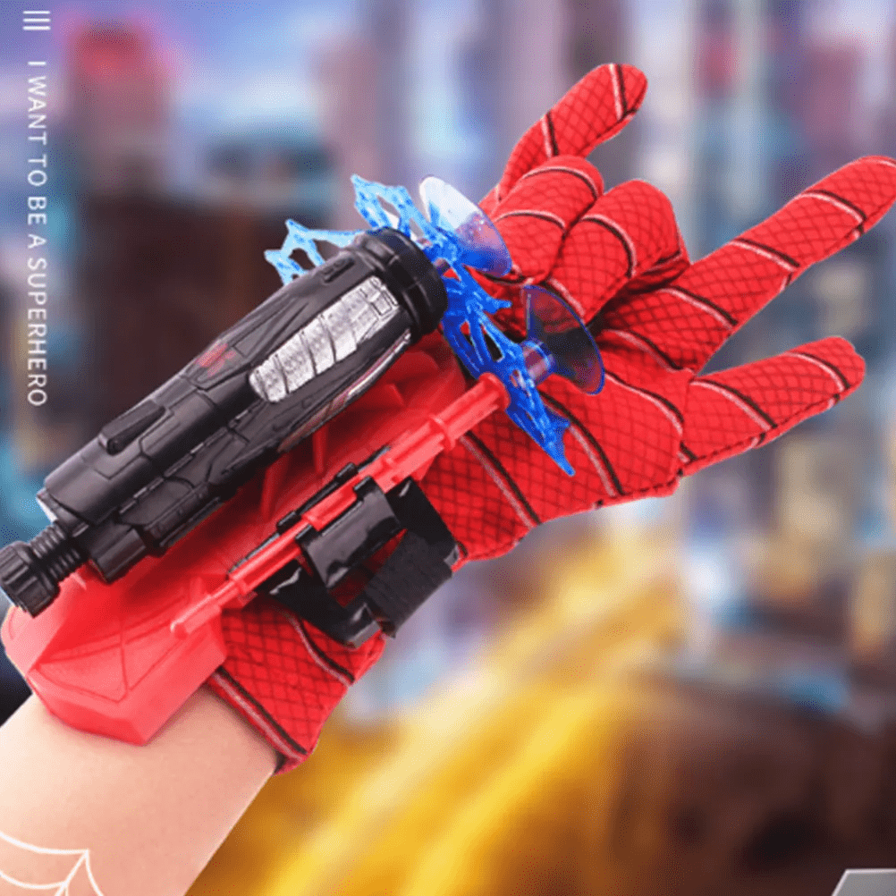 Interactive Superhero Hand Toy with Spider Launcher – For Kids 3+