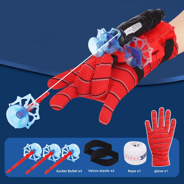 Interactive Superhero Hand Toy with Spider Launcher – For Kids 3+