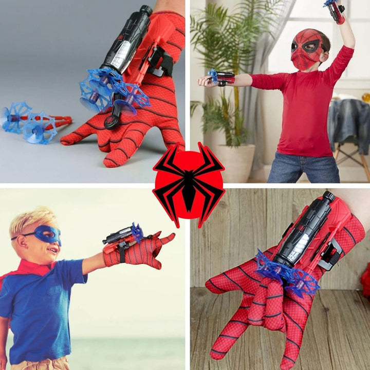 Interactive Superhero Hand Toy with Spider Launcher – For Kids 3+