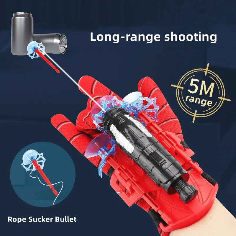 Interactive Superhero Hand Toy with Spider Launcher – For Kids 3+
