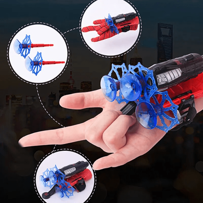 Interactive Superhero Hand Toy with Spider Launcher – For Kids 3+