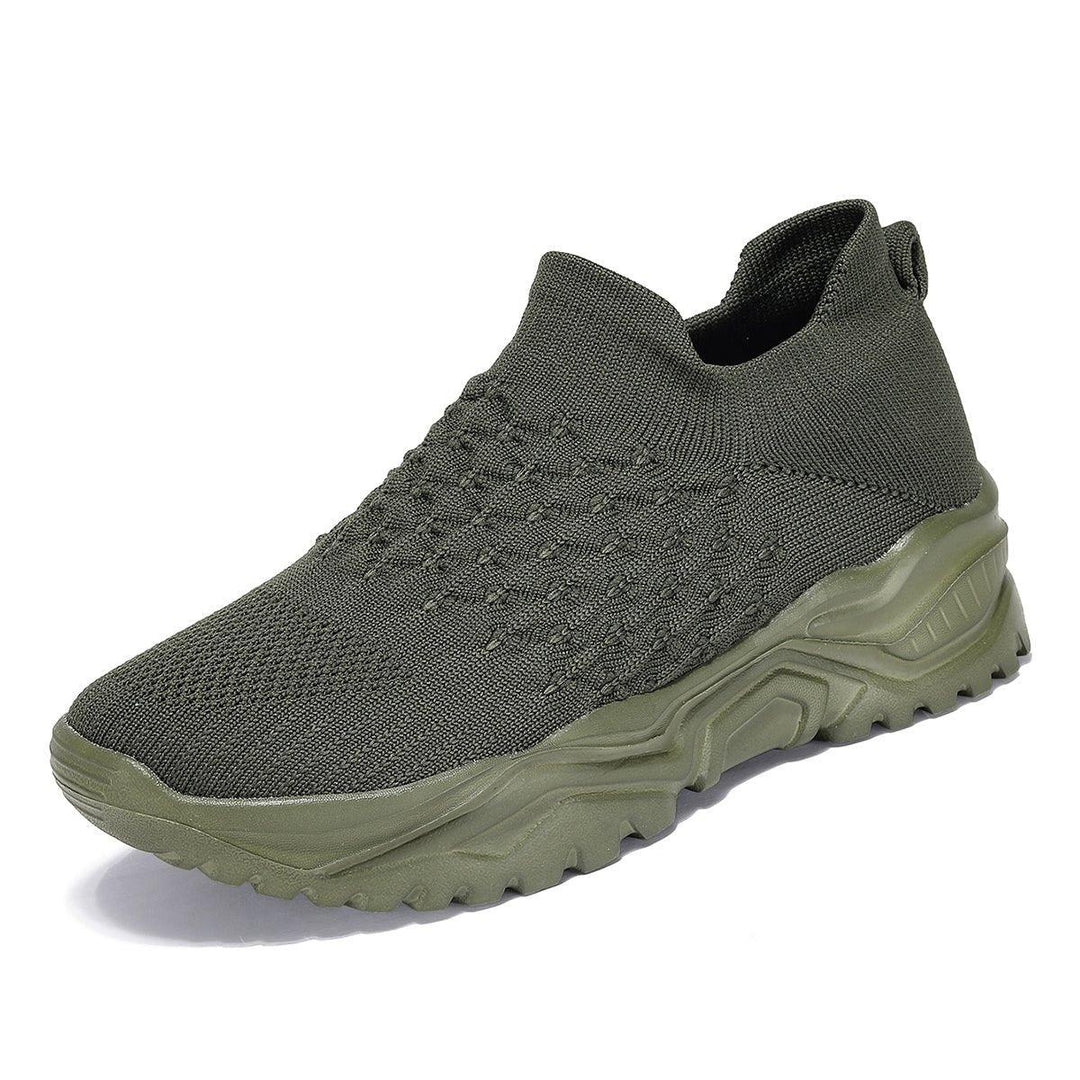 Unisex Ortho Cloud Slip-On Shoes - Ultimate Comfort in Olive Green