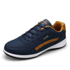 Men’s Lace-Up Low-Top Sneakers with Side Detailing