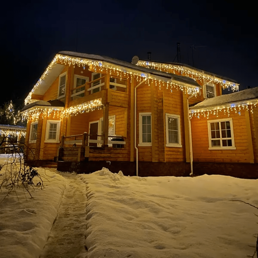GlowCurtain Outdoor Lights (No plug included)