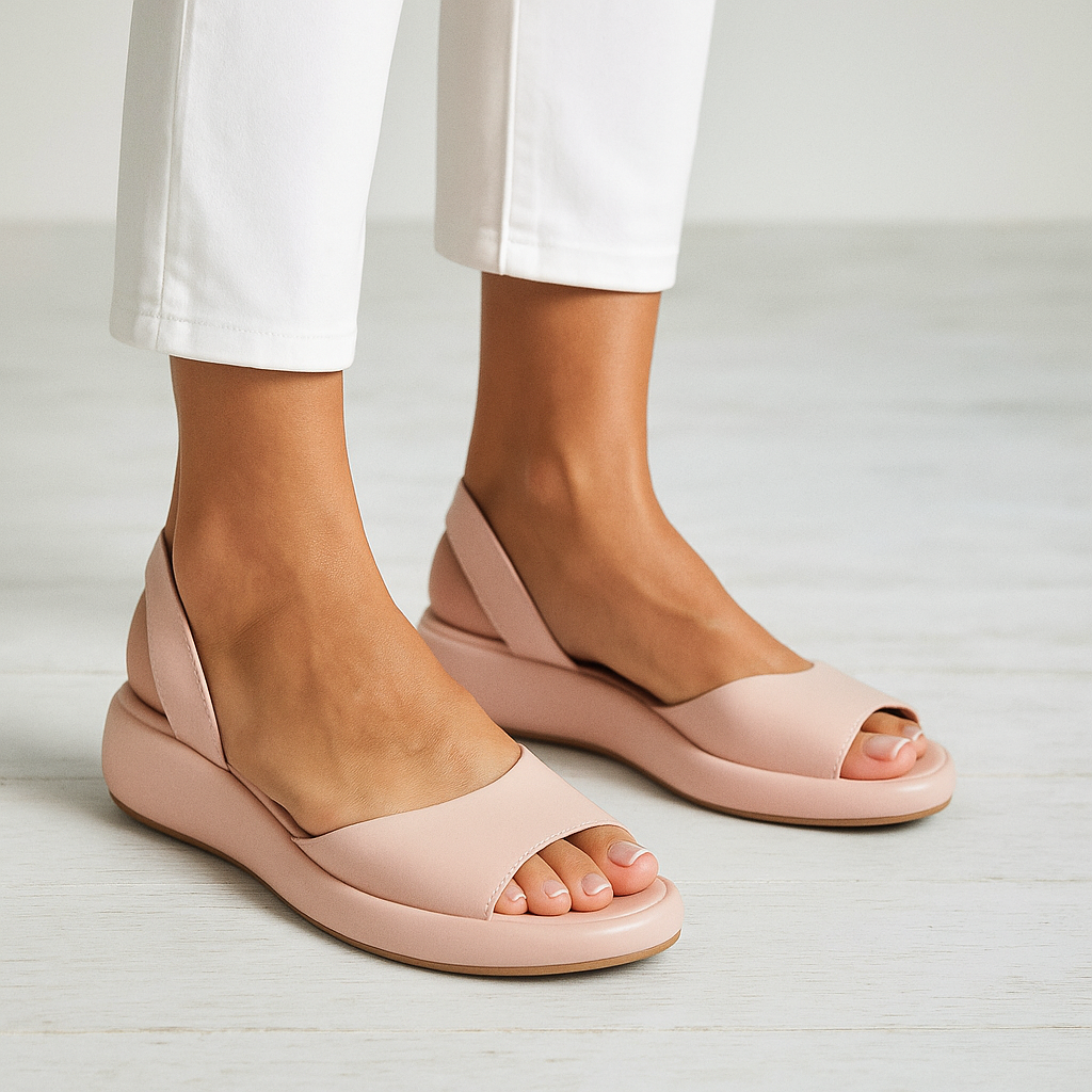 Women's Effortless Open-Toe Slingback Flat Sandals