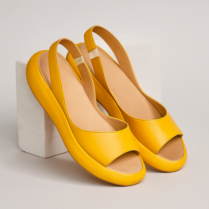 Women's Effortless Open-Toe Slingback Flat Sandals